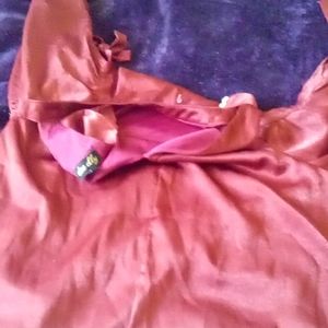 Maroon large Dee Elly midi dress